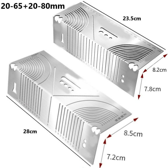 90°Marking Ruler Drawing Tool Angle Marking Tool Square Tube Bending Scriber