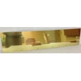 90 Metal Kick Plate, Brass Finish, 36" Width x 8" Height, 3/64" Thick