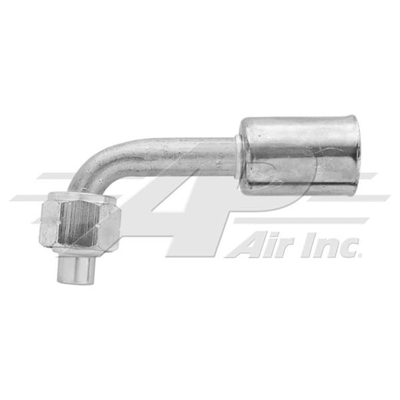 90 Metric M24 X 2.0 Female O-Ring with 14.5mm Pilot, For #10 Standard Diameter Hose