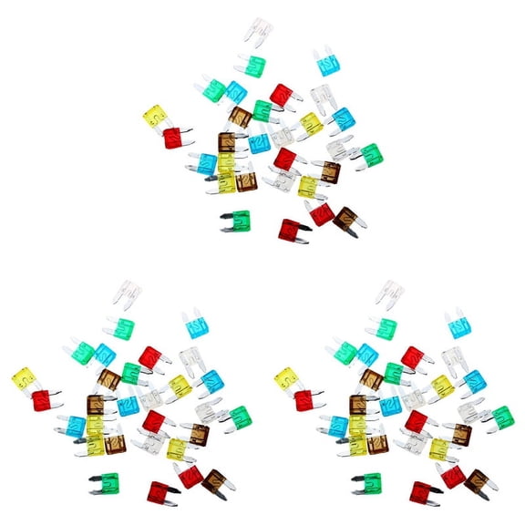 90 Mini Fuse Plug Set for Car Moto Automovil