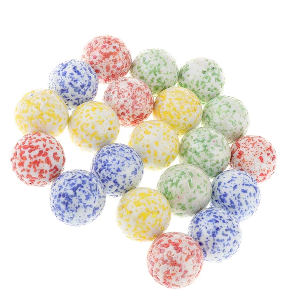 50/100/150pcs Glass Ball 14Mm Cream Console Game Pinball Machine Cattle  Small Marbles Pat Toys Parent-child Machine Beads