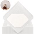 thumbnail image 1 of 90 PCS Cone Coffee Filters, Disposable Portable Drip Coffee Filter Paper Bag, Hanging Ear Single Serve Coffee Bag Perfect for Travel, Office, Camping, Home, 1 of 5