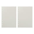 thumbnail image 1 of 90 Pcs A5 Refill Paper A5 Loose Leaf Paper with 6 Hole Refillable Binder Notebook Inserts Planner Inserts for Binder Notebook Planner Diary Journals Painting Personal Organiser, Blank Style, 1 of 2