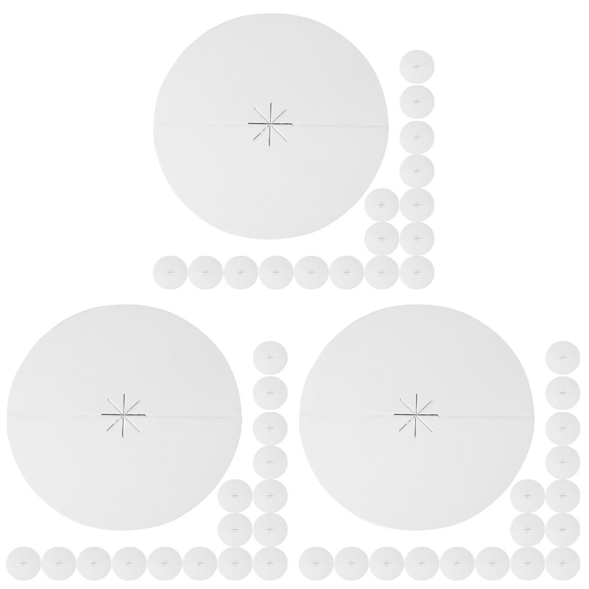 90 Pcs Drip Protectors for Candle Devotional Candles Holder Discs