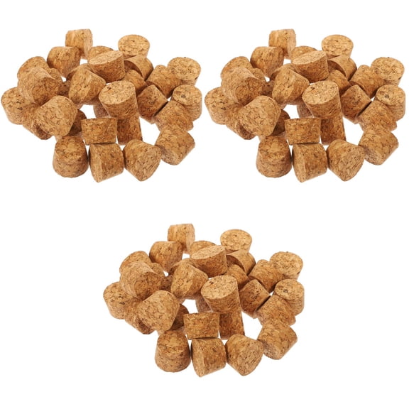 90 Pcs Glass Bottle Cork Cork Board Bottle Sealing Cover Bottle Cork Cork Bottle Wood Tapered Cork Wine Cork