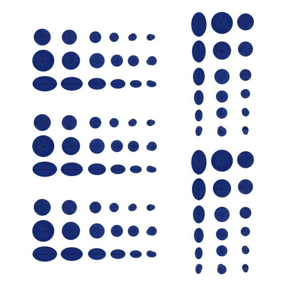 90 Pcs Puller Tabs Paintless Dent Repair Tabs Glue Pulling Tabs Kit for Small Dent