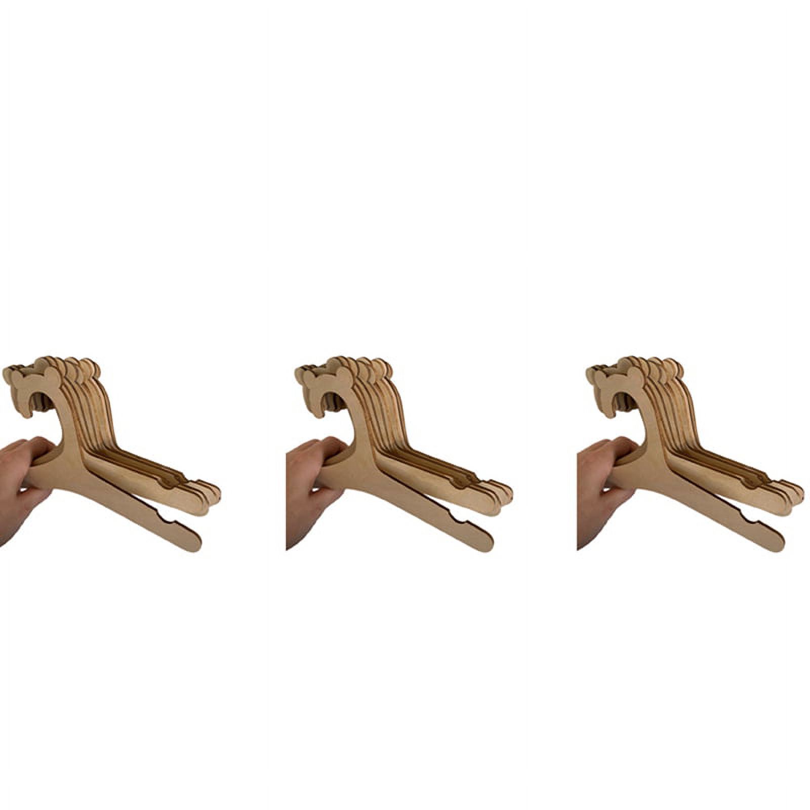 90 Pcs Wooden Hanger for Baby Clothes Natural Wood Hanger for Baby Clothes Hanger Rack Room Nursery Decor for Kids
