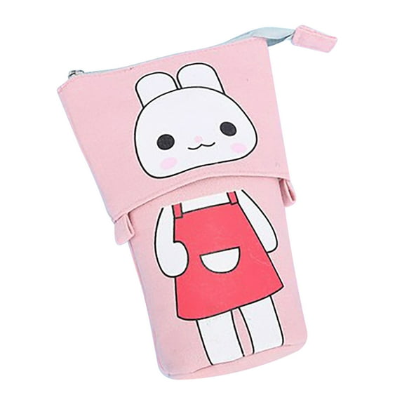 90 Percent off Clearance Sale Telescopic Pen Bag Small Stationery Bag Foldable And Shrinkable Large Capacity Student Stationery Supplies