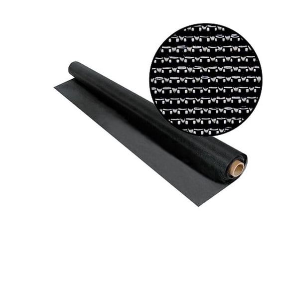 90% Phifer Solar Screen Kit - 120-in x 90-ft - Solar Window Screen Roll & Roller Tool - Black