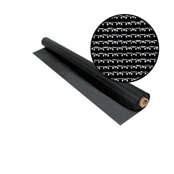 90% Phifer Solar Screen Kit - 36-in x 25-ft - Solar Window Screen Roll & Roller Tool - Black