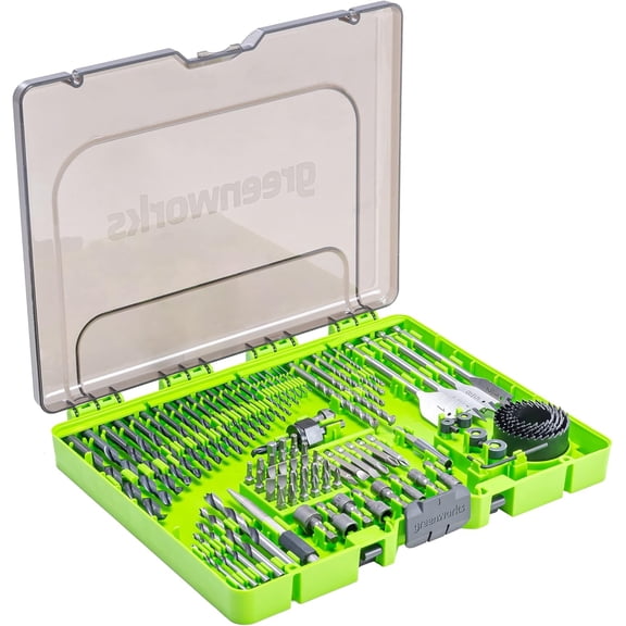90 Piece Black Oxide Drilling and Driving Bit Set with Modular Case for Wood, Metal, Plastic, and Masonry,3X Longer Life,135 Split Point,Precision-Milled