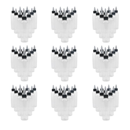 90 Pieces 4oz Bottles with Twist , Travel Bottles, Easy to Drip and Inject Liquid, Lightweight and Easy to Carry and Use
