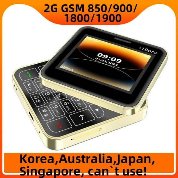 90° Rotating Side Slider Mini Phone, 2.4 “2g GSM DualSim MP3 MP4 Camera Dual Flashlight Wireless FM