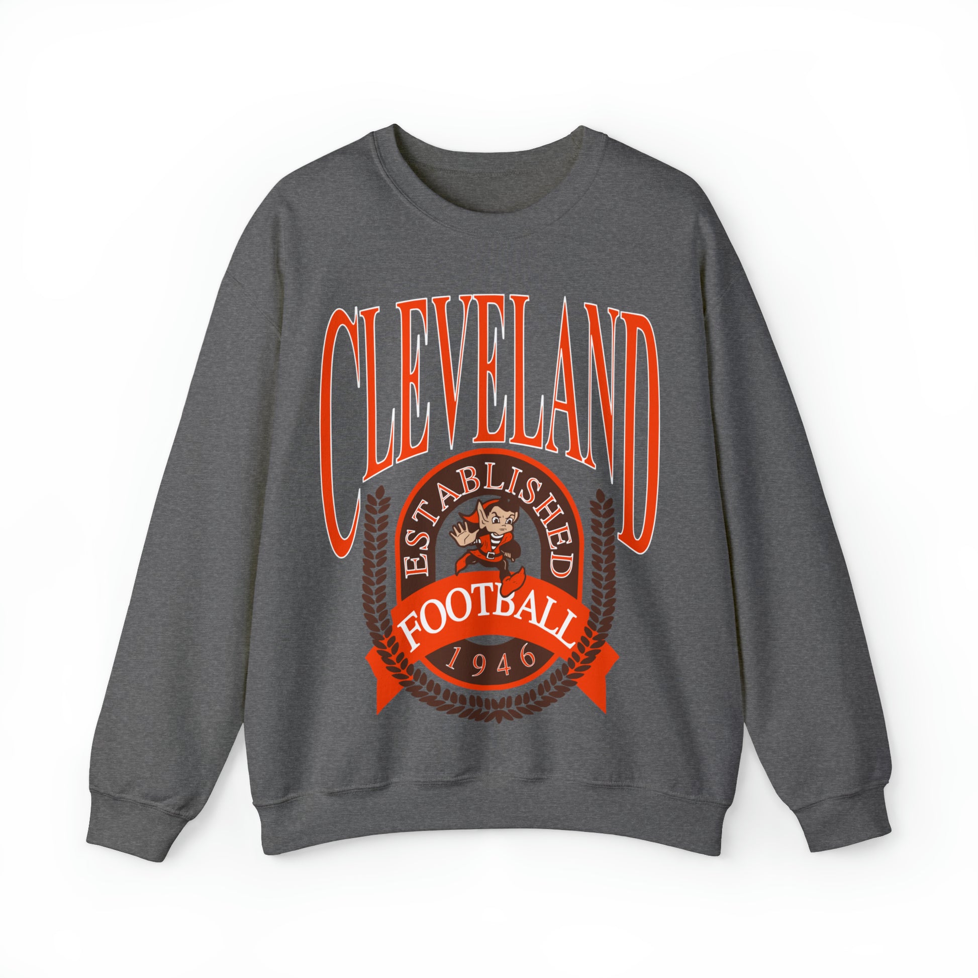 90'S Cleveland B.R.O.W.N.S Sweatshirt Crewneck Sweatshirt, Size S, Tee