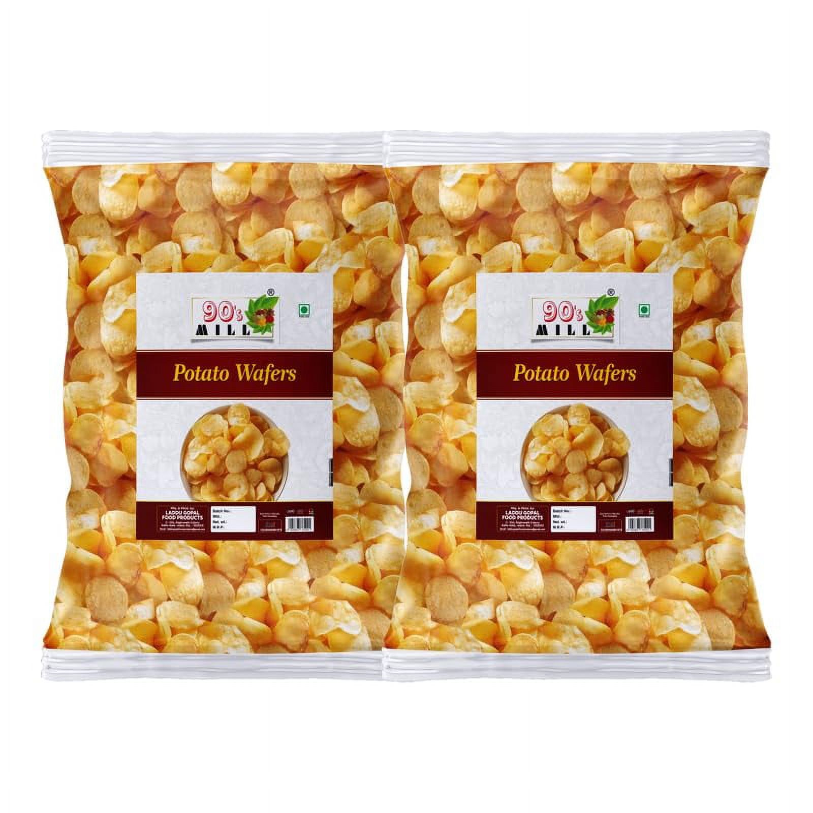 90'S Mill Urulakizhangu Chips Wafers Namkeen Snack Falahari Aloo