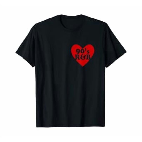 90'S R&B Love Heart Rnb Music T-Shirt