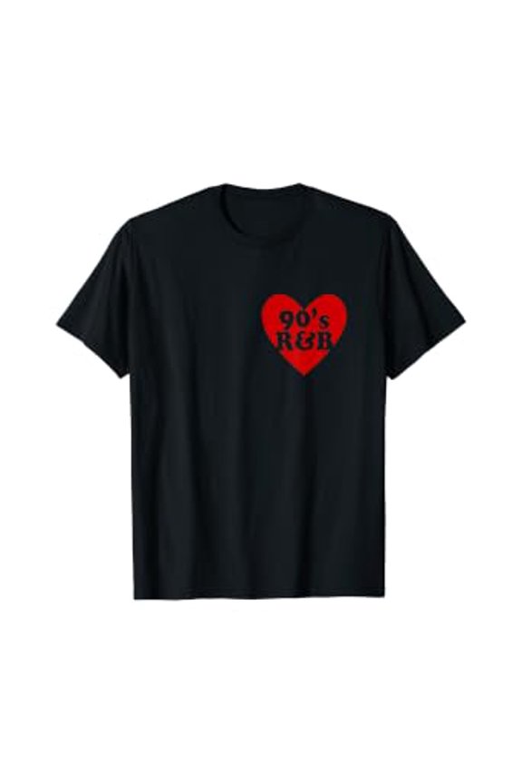 90'S R&B Love Heart Rnb Music T-Shirt