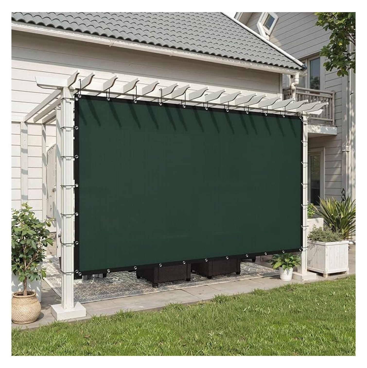90% Shade Cloth 4×13 FT with Grommets, Outdoor Sun Shade Cloth UV Block ...