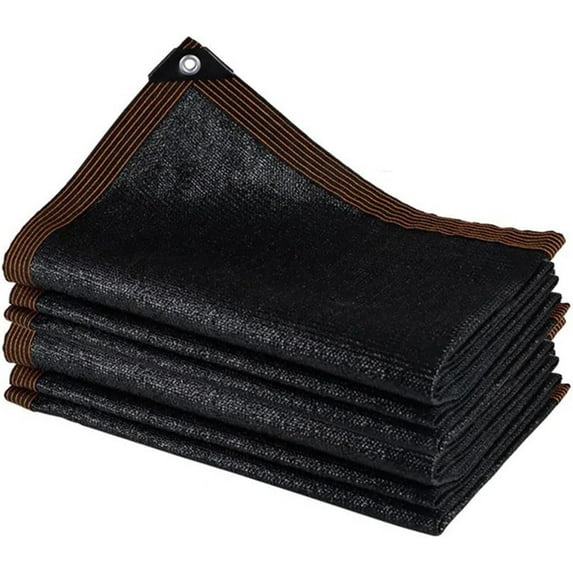 90% Shade Cloth for Garden,6.5 x 10 FT Sun Shade Mesh Tarp with Grommets, Sunblock Net for Outdoor Plants Greenhouse Patio Canopy Garden Pergola Dog House Chicken Coop – Black