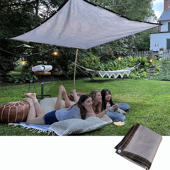 90% Shade Cloth Privacy Screen with Reinforced Grommets HDPE Sun Shade Fabric for Patio Garden Pergola Pool Backyard Cover UV Block Mesh Canopy Wind Screen Outdoor Shade Sail Protection