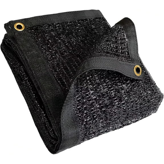 90% Shade Cloth for Garden,Black Shade Mesh Tarp for Pergola Greenhouse Kennel