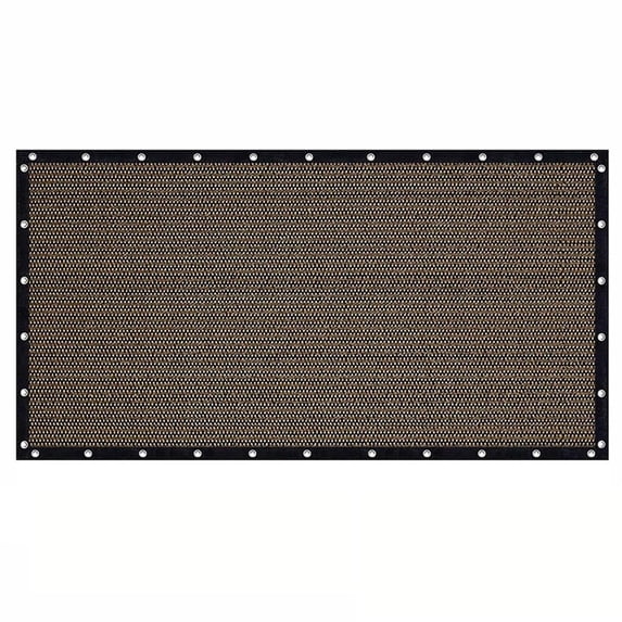 90% Shade Fabric Sun Shade Cloth,6.56x16.4 Ft Breathable Outdoor Sun Screen Fabric Cover with Improved Grommets,Perfect for Outdoor Terrace