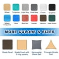 90 Shade Fabric Sun Shade Cloth Privacy Screen With Reinforced Grommets Fo