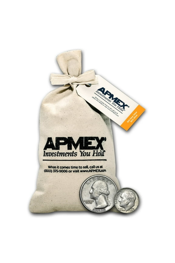 90% Silver Coins - $50 Face Value Bag