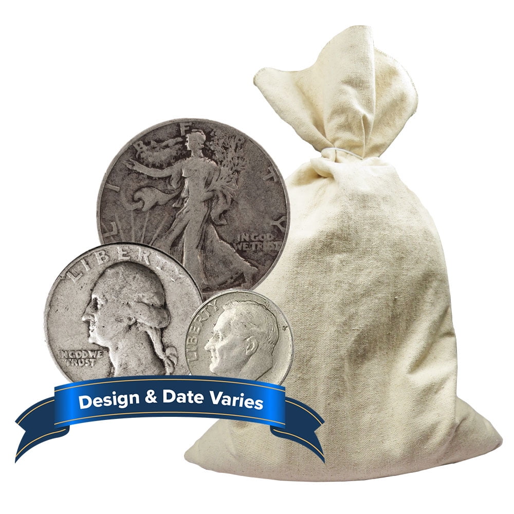 UNITED STATES MINT 90% Silver Coins Average Circulated $1 Face Value