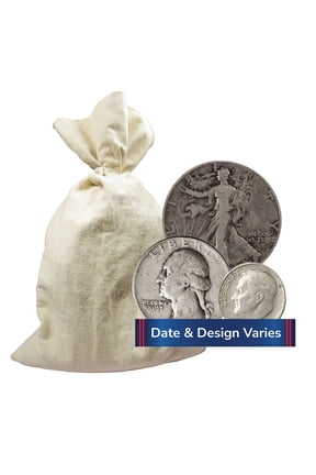 90% Silver Coins Average Circulated $1 Face Value