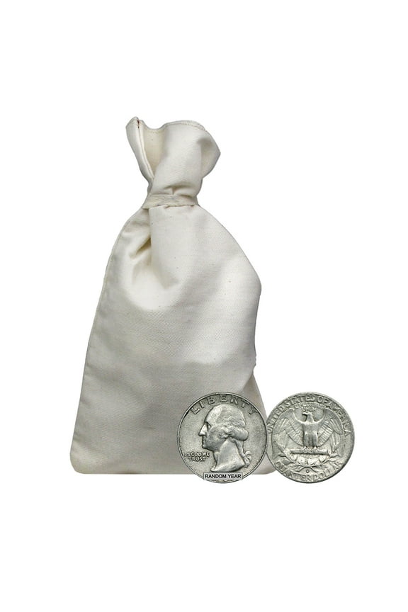 90% Silver Washington Quarters - $50 Face Value Bag