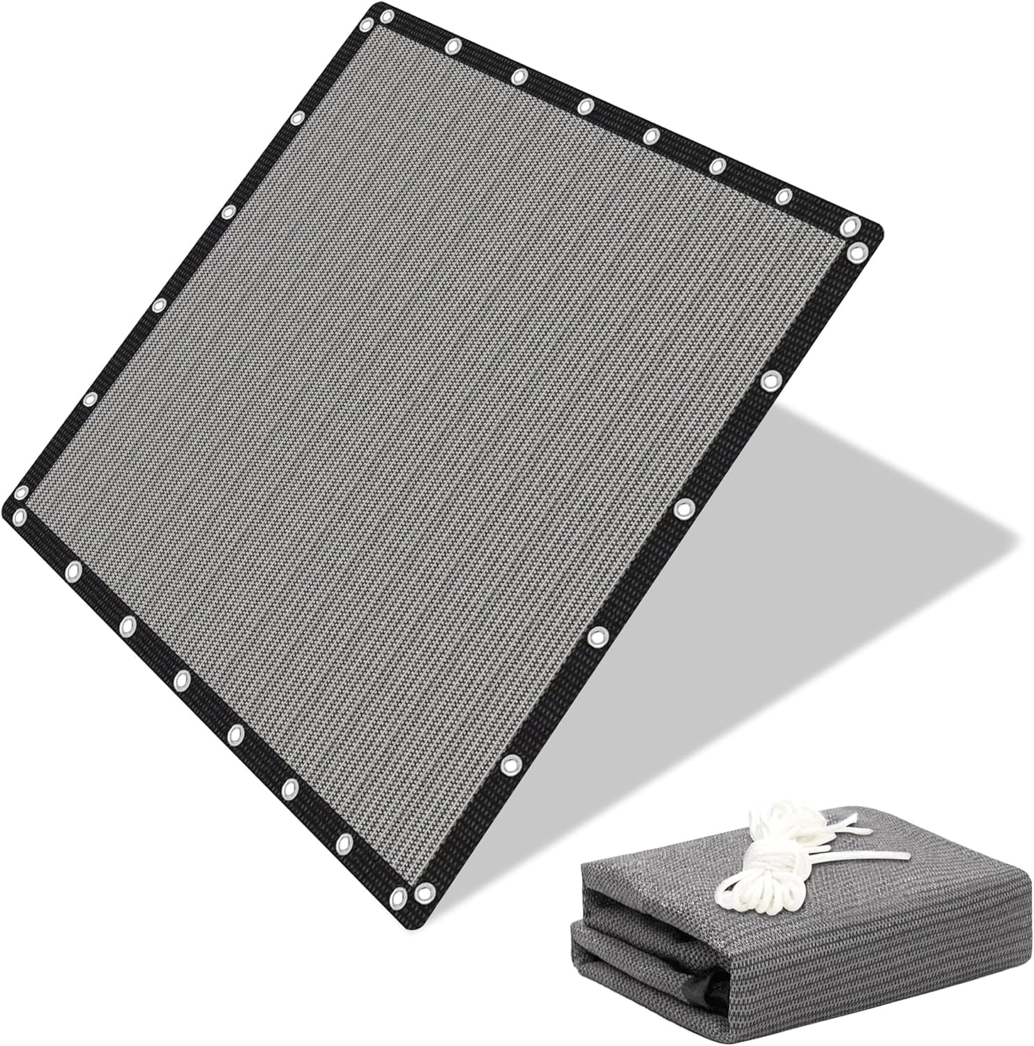 90% Sun Shade Cloth, 10' X 14' Pergola Shade Cover Canopy, 50 MPH Wind ...