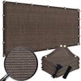 thumbnail image 1 of 90% Sun Shade Cloth, 12' x 24' Pergola Shade Cover for Patio, Outdoor, Garden, Backyard, Mocha, 1 of 7