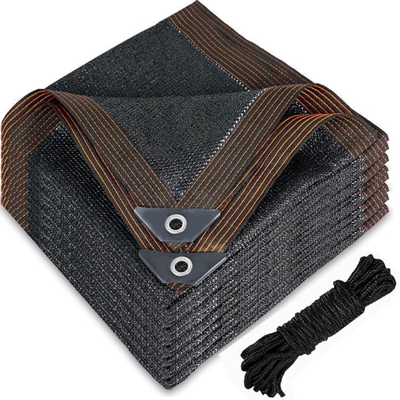 90% Sun Shade Cloth 10x20 ft with Grommets, Outdoor Patio Sun Shade with Grommets - Chicken Coop, Dog Kennel Cover