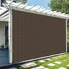 Pergola Shade Cover 9'9"x 13', Breathable 90% UV Protection Sun Shade Canopy with Grommets, Outdoor Privacy Screen for Patio, Pergola, Backyard, Garden and Deck, Coffee