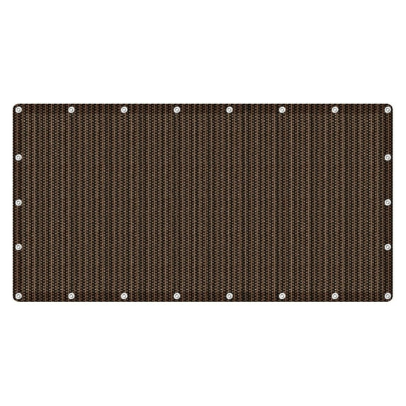 90% Sunblock Shade Cloth, Brown Shade Net, Patio Awning, Garden Tent Canopy, UV Resistant Net with Grommets, Garden Shade Cloth Mesh, Barn Roof Cover 12’ x 20’