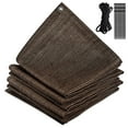 thumbnail image 1 of 90% Sunblock Shade Cloth with Grommets for Garden Patio 10' X 12'(3x3.6m), Mocha, 1 of 7