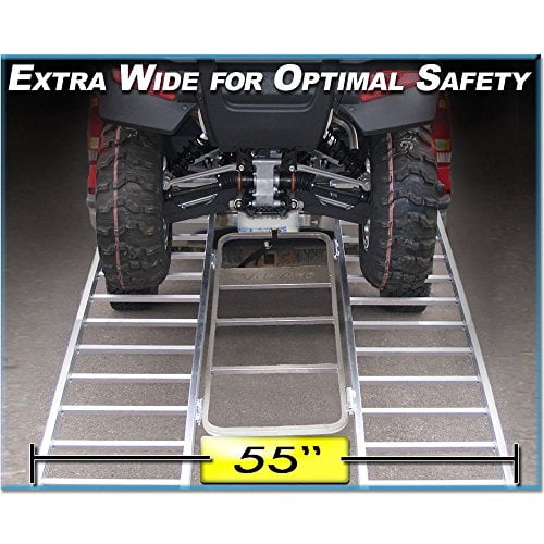 90" Tri-Fold Arched ATV Loading Ramps