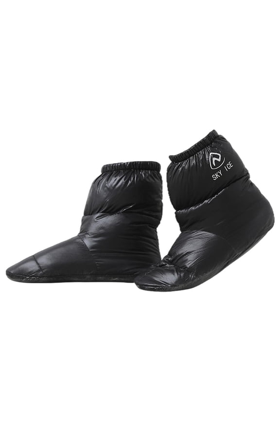 90% White Duck Down Slippers Shoes Covers Camping Indoor Unisex Winter