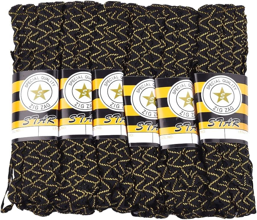90 Yards 0.3 inch Black Golden Ric Rac Trim Ribbon Wave Trim Sparkle ...