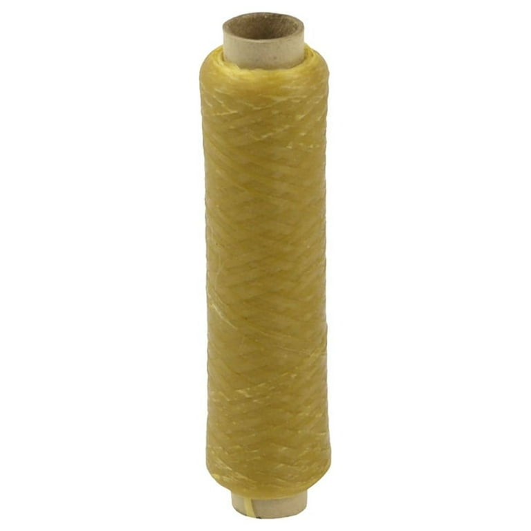 1 Single Spool 15LB Sinew Natural Bead Poly Thread Bobbin Artificial Wax Sinue 1 Single Spool 15LB Sinew Natural Bead Poly Thread Bobbin Artificial Wax Sinue