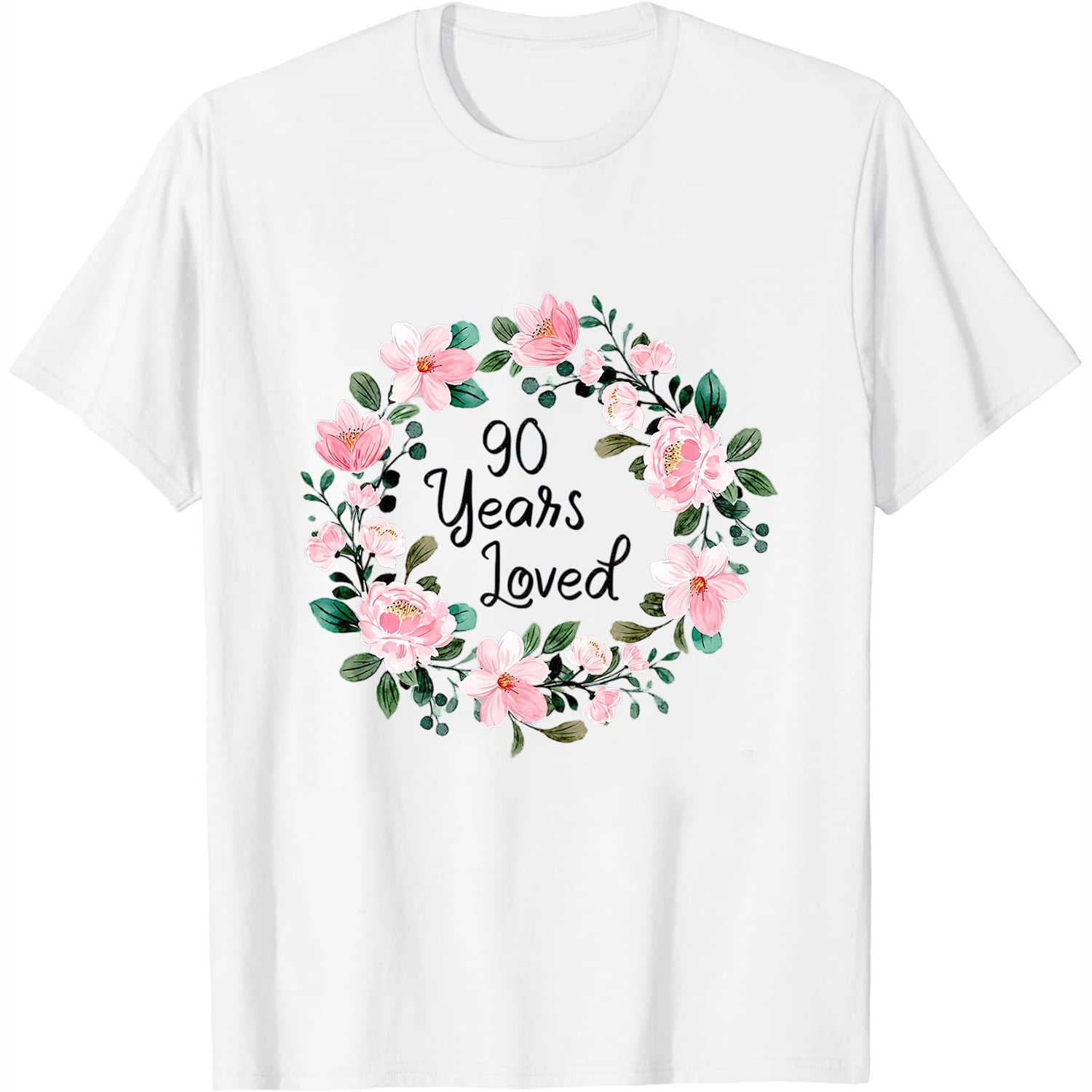 90 Year Old Birthday Gifts T Shirts for a Senior Man & Woman
