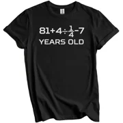 90 Years Old Algebra Equation Funny 90th Birthday Math Shirt 90th Birthday Gift