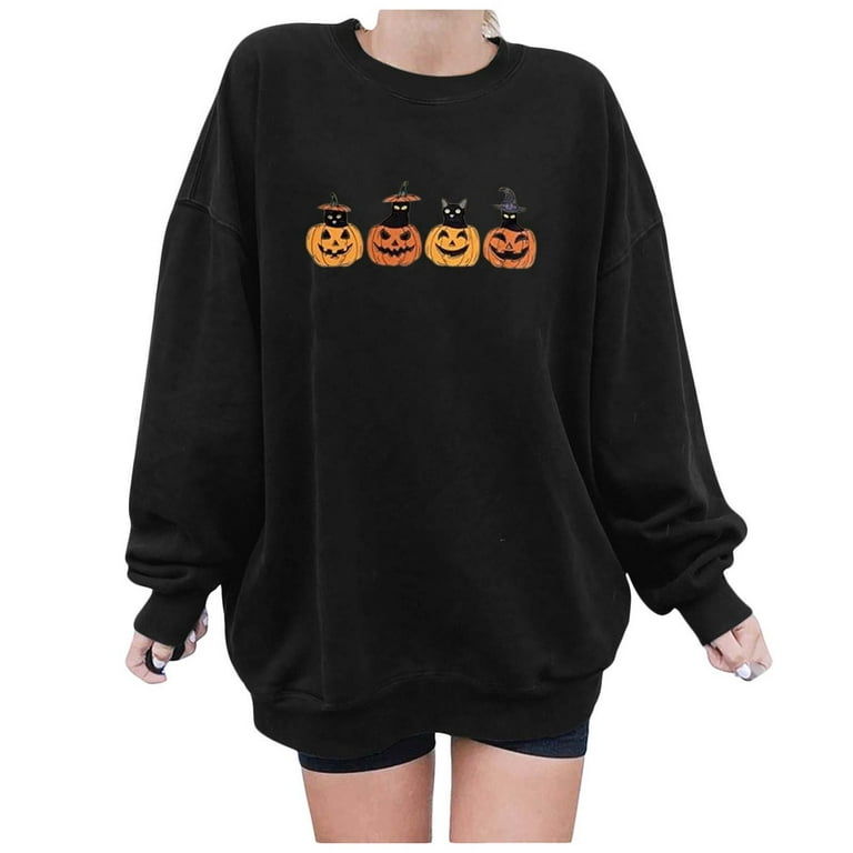 90 off clearance sale Crew Neck Sweatshirts Women Workout Sweaters for Women Oversized Sweatshirts Comfort Colors Sweatshirt Plain Womens SweatshirtWomen s Solid Colour Hooded Long Sle Walmart