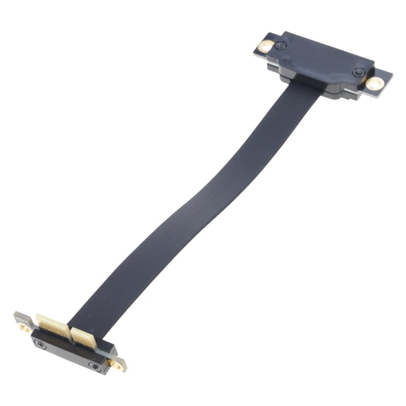 90-degree Right PCIe 36pin Extension Cable 8G/bps High-Speed PCI Express 1x Card Ribbon Extender