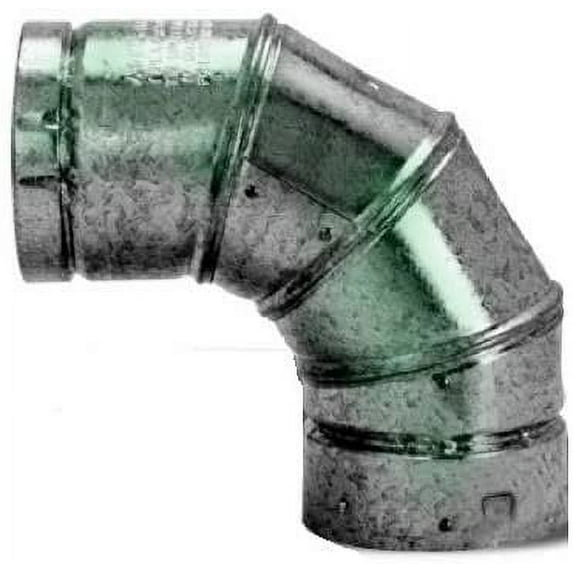 Selkirk Sport Adjustable 90 Degree Metal Elbow Fitting - Adjustable Elbow - Multicolor — Residential Use, Standard Application