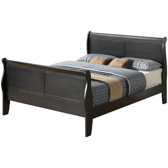 90-inch Wide, Black Bed - Adds Class to Bedroom