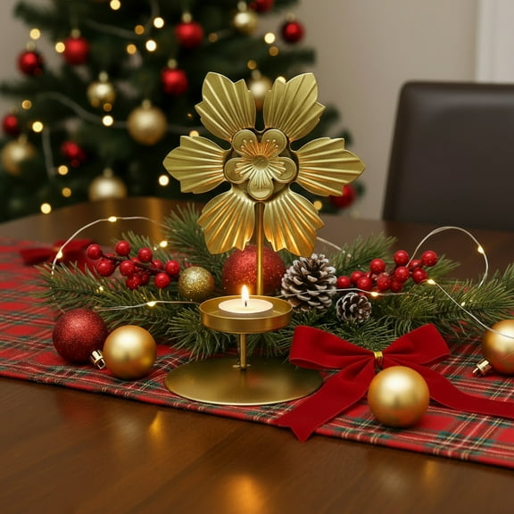 up to 90% off karymi Five Wrought Iron Candlesticks Maple Leaf Butterflies Flower Ginkgo Leaf and Rice Dumpling Leaf Perfects for Romantic Dining Tables and Simply Living Room Decor Christmas Gifts