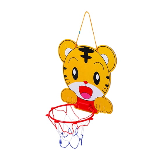 Hanging Wall Lifting Basketball Rack Toys With 1 Basketball And 1 Inflator