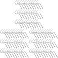 thumbnail image 1 of 90 pcs  Picture Hanging Hooks Picture Hangers Heavy Duty Wall Hooks Stainless Steel Drywall Hooks, 1 of 6